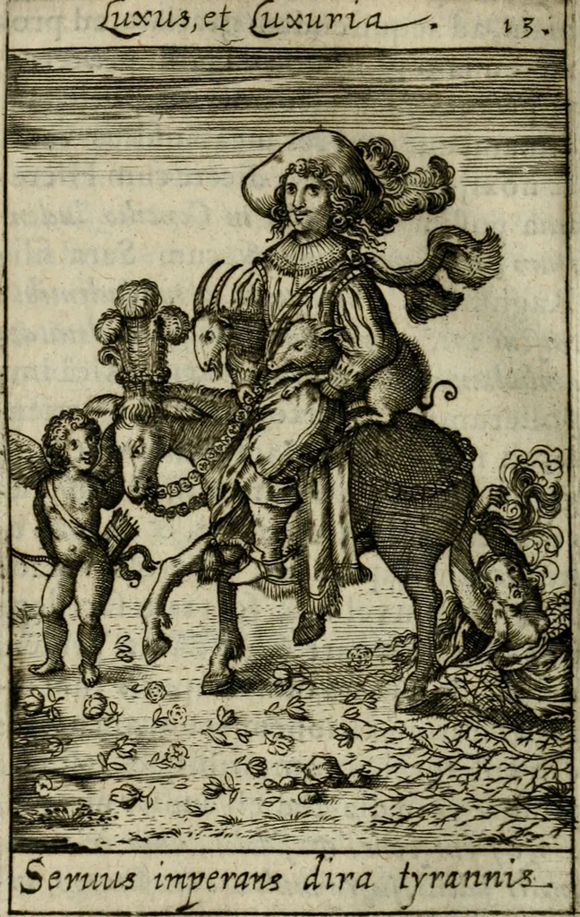 An illustration from Adolescens academicus sub institutione Salomonis, 1633, leaf 307