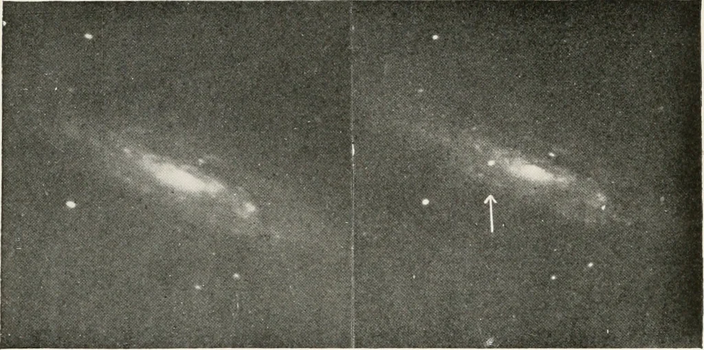 An illustration from The Adolfo Stahl lectures in astronomy, delivered in San Francisco, California, in 1916-17 and 1917-18, under the auspices of the Astronomical Society of the Pacific, 1919, leaf 177
