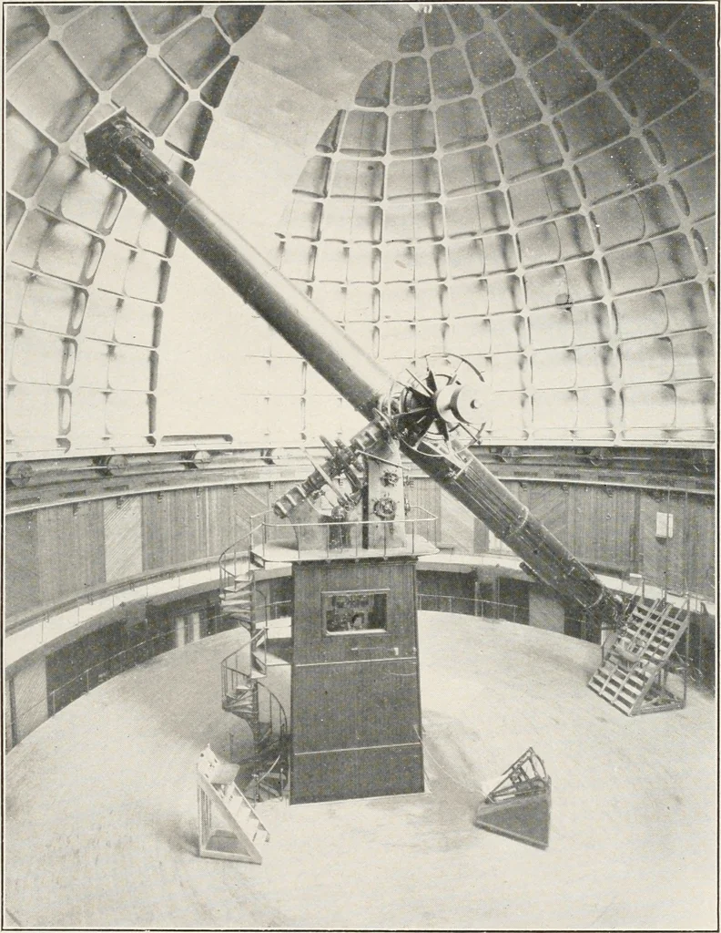 An illustration from The Adolfo Stahl lectures in astronomy, delivered in San Francisco, California, in 1916-17 and 1917-18, under the auspices of the Astronomical Society of the Pacific, 1919, leaf 182