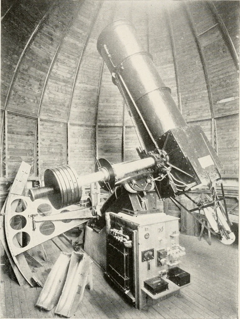 An illustration from The Adolfo Stahl lectures in astronomy, delivered in San Francisco, California, in 1916-17 and 1917-18, under the auspices of the Astronomical Society of the Pacific, 1919, leaf 188