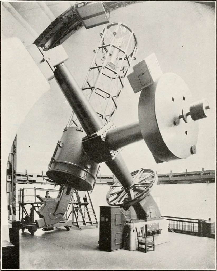An illustration from The Adolfo Stahl lectures in astronomy, delivered in San Francisco, California, in 1916-17 and 1917-18, under the auspices of the Astronomical Society of the Pacific, 1919, leaf 194