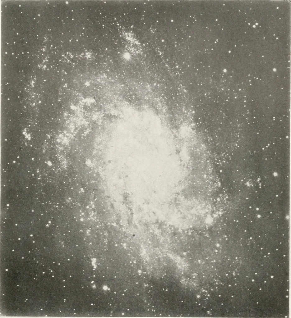 An illustration from The Adolfo Stahl lectures in astronomy, delivered in San Francisco, California, in 1916-17 and 1917-18, under the auspices of the Astronomical Society of the Pacific, 1919, leaf 202