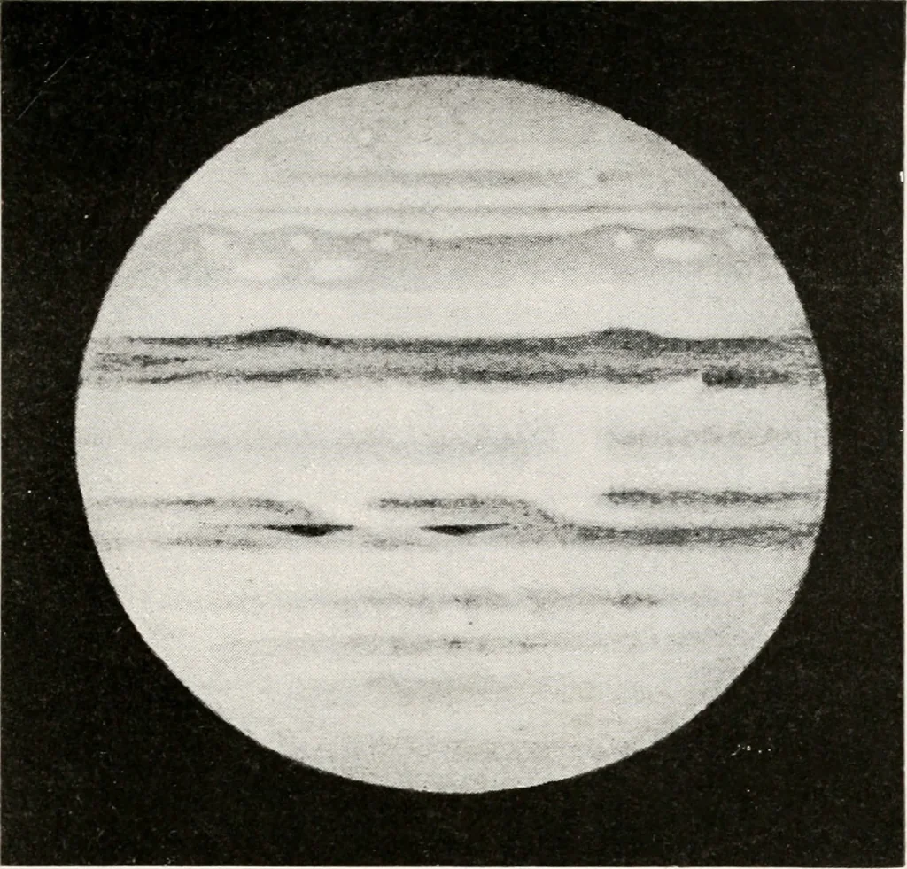 An illustration from The Adolfo Stahl lectures in astronomy, delivered in San Francisco, California, in 1916-17 and 1917-18, under the auspices of the Astronomical Society of the Pacific, 1919, leaf 30
