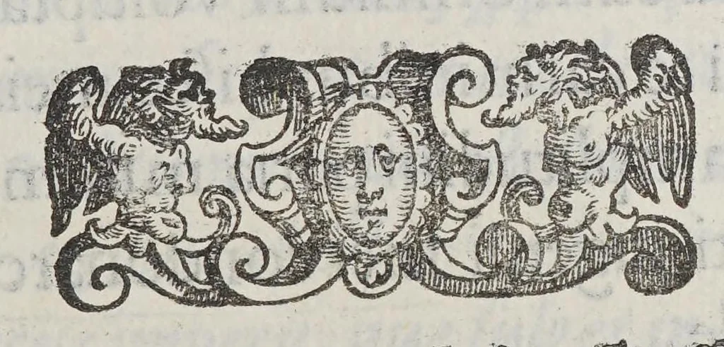 An illustration from Ad perillustrem ac generosum D. D. Petrum Alzanum : patricium Bergomensem, equitem D. Marci splendidissimum, & Antenorei gymnasii iuris candidatorum rectorem digniss. In laurea I. V. suscipienda., 1592, leaf 9