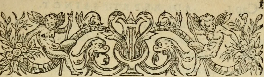 An illustration from Ad repetitionem primam F. Claudij de Sainctes De rebus eucharistiae controuersis ... responsio, 1577, leaf 18