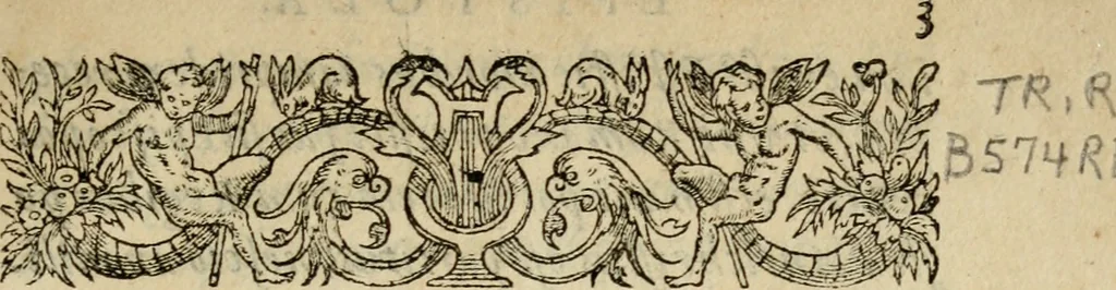 An illustration from Ad repetitionem primam F. Claudij de Sainctes De rebus eucharistiae controuersis ... responsio, 1577, leaf 6