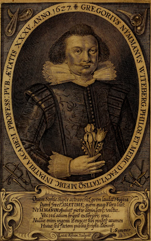 An illustration from Adriani Spigelii Brvxellensis Eqvitis D. Marci ... De formato foetv : liber singularis Æneis figvris exornatvs, epistolæ dvæ anatomicæ, tractatvs de arthritide : opera posthvma studio Liberalis Cremae tarvisini philosoph. & medicinæ doctoris edita, 1631, leaf 165