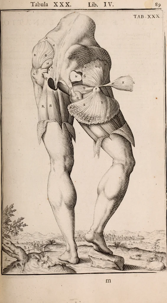 An illustration from Adriani Spigelii Bruxellensis, 1645, leaf 434