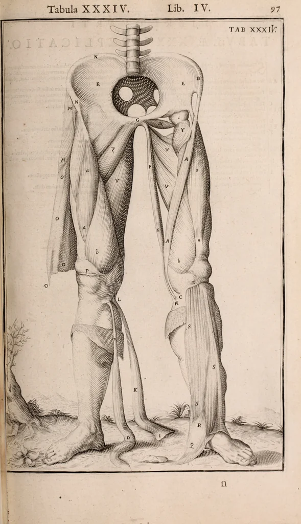 An illustration from Adriani Spigelii Bruxellensis, 1645, leaf 442