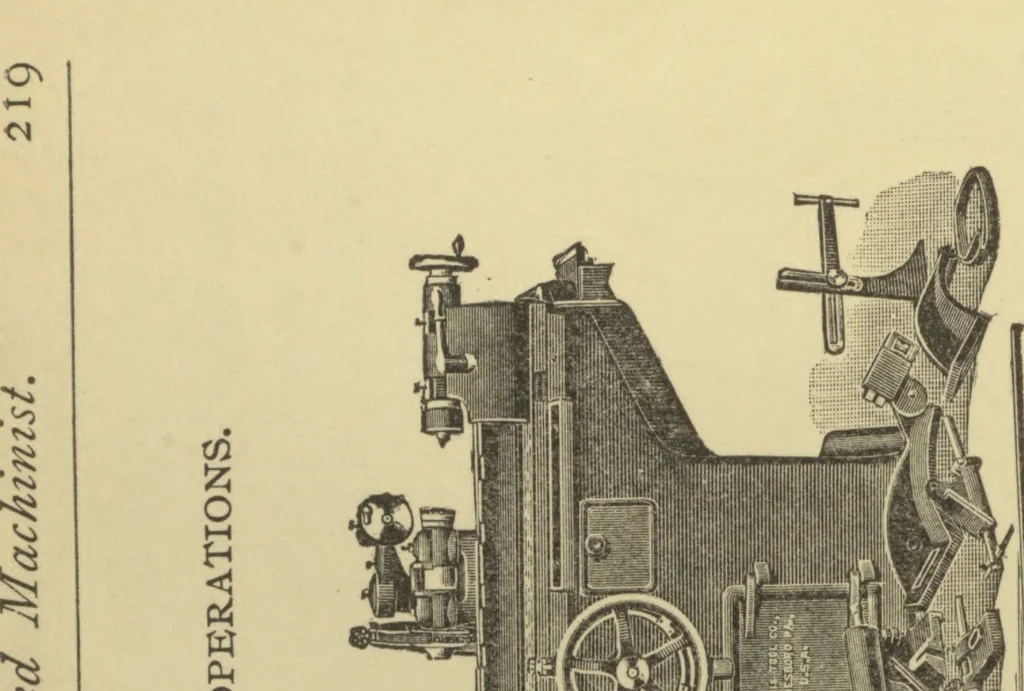 An illustration from The advanced machinist; a practical and educational treatise, with illustrations, 1903, leaf 222