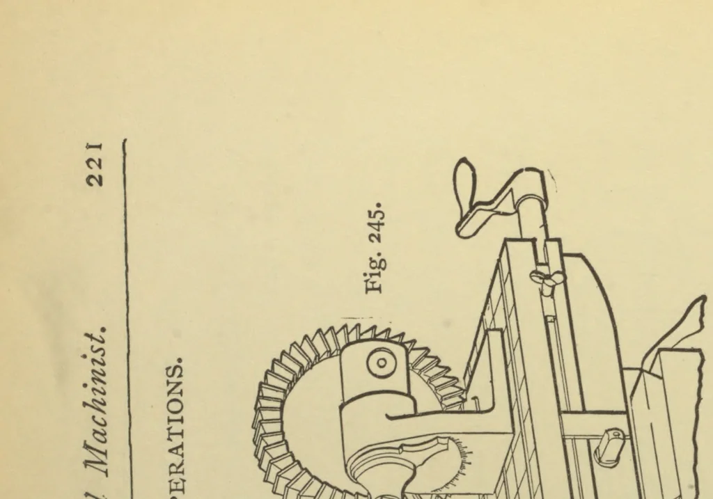 An illustration from The advanced machinist; a practical and educational treatise, with illustrations, 1903, leaf 224