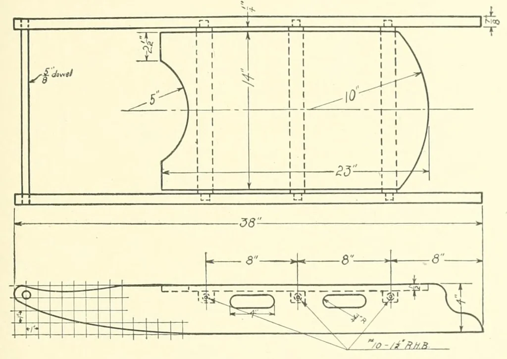 An illustration from Advanced toy making for schools, 1922, leaf 111