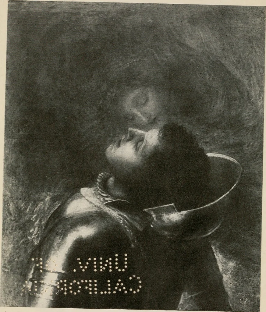 An illustration from The adventure beautiful, 1917, leaf 7