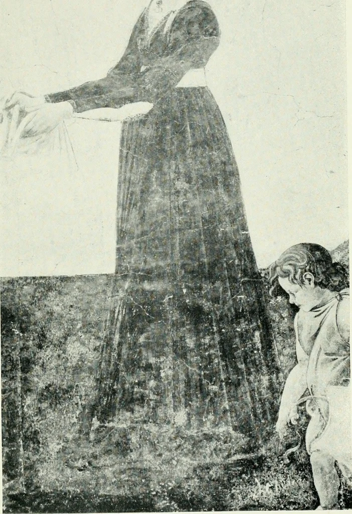 An illustration from Adventures among pictures, 1904, leaf 26