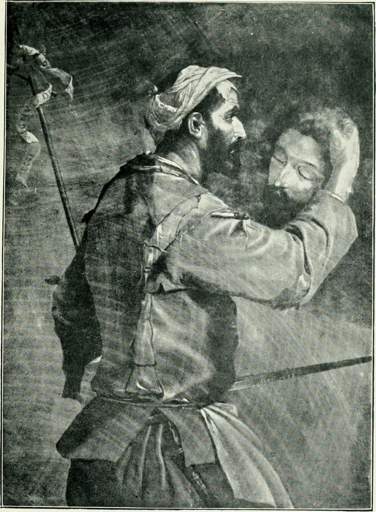 An illustration from Adventures among pictures, 1904, leaf 280