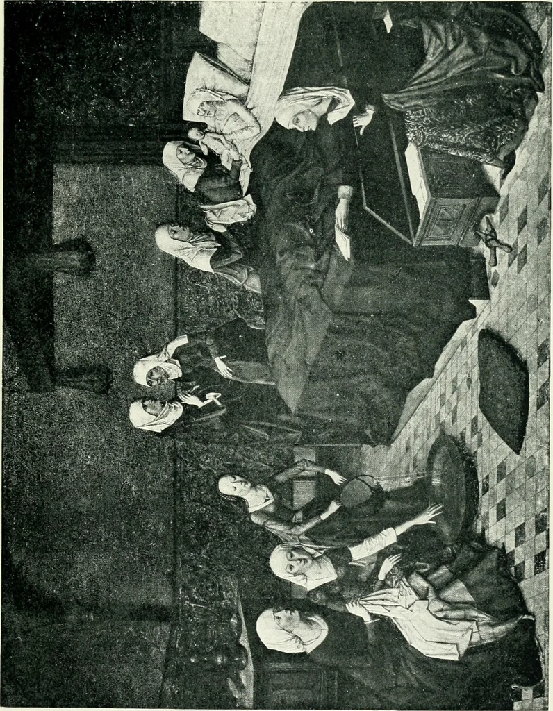 An illustration from Adventures among pictures, 1904, leaf 356