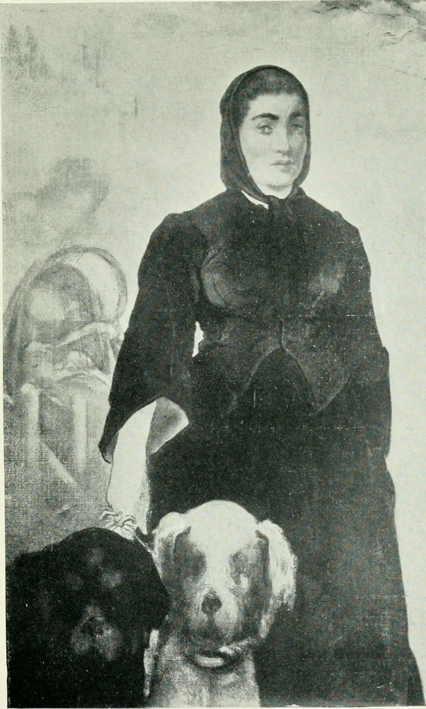 An illustration from Adventures among pictures, 1904, leaf 38