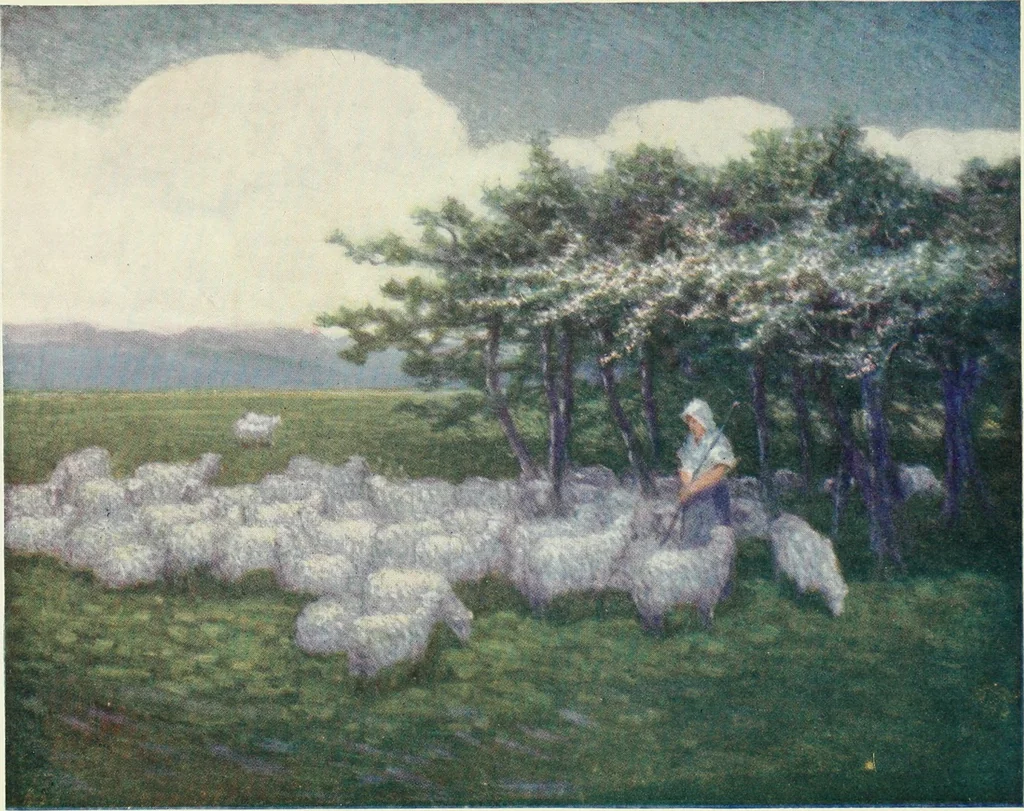 An illustration from Adventures among pictures, 1904, leaf 398