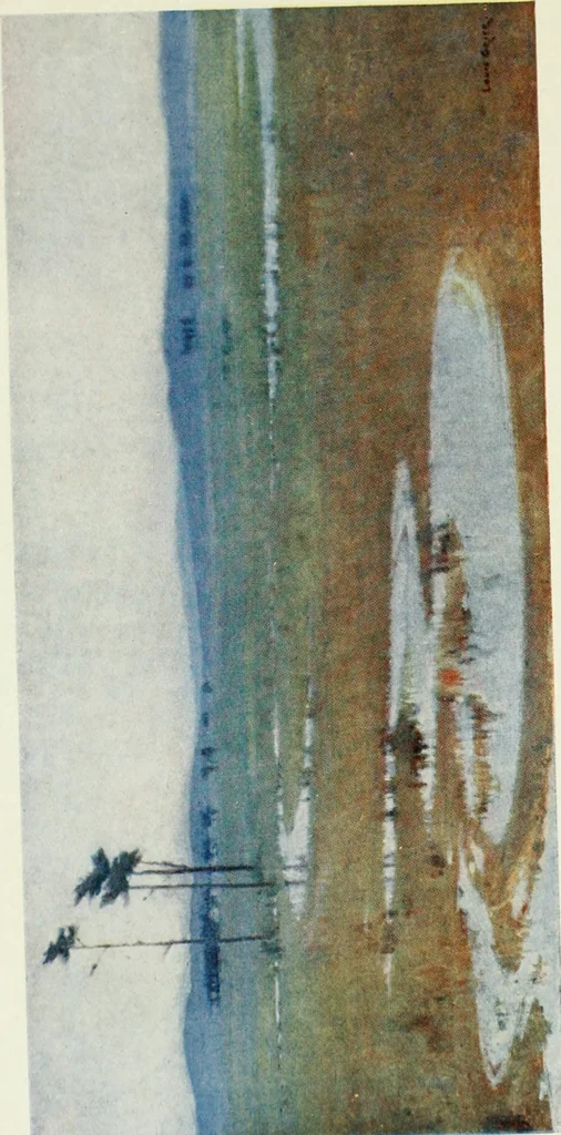 An illustration from Adventures among pictures, 1904, leaf 7