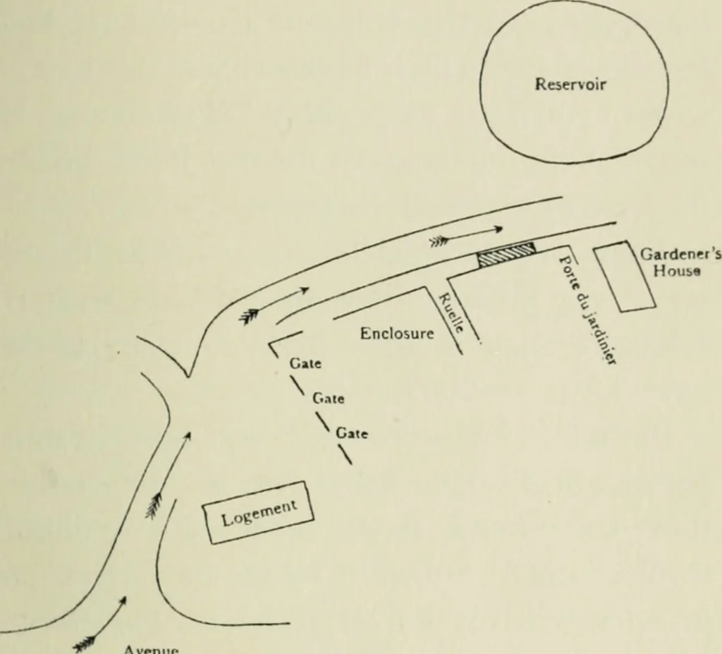 An illustration from An adventure, with appendix and maps, 1913, leaf 56