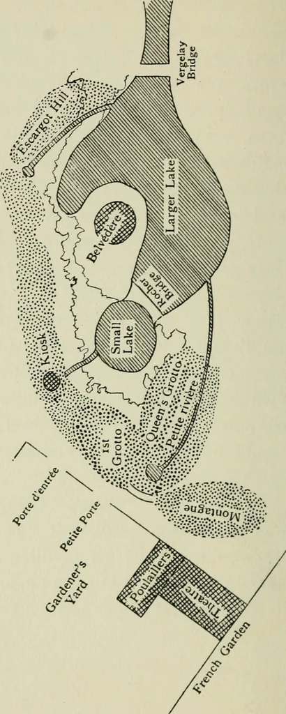An illustration from An adventure, with appendix and maps, 1913, leaf 75