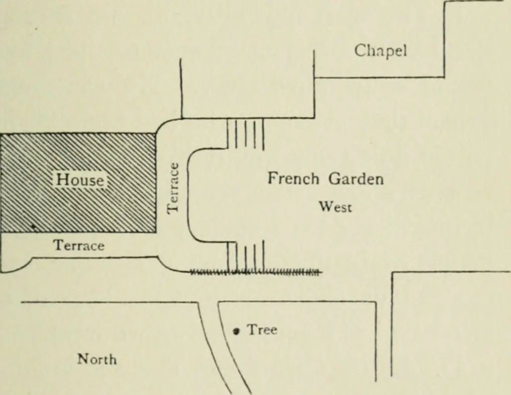 An illustration from An adventure, with appendix and maps, 1913, leaf 92