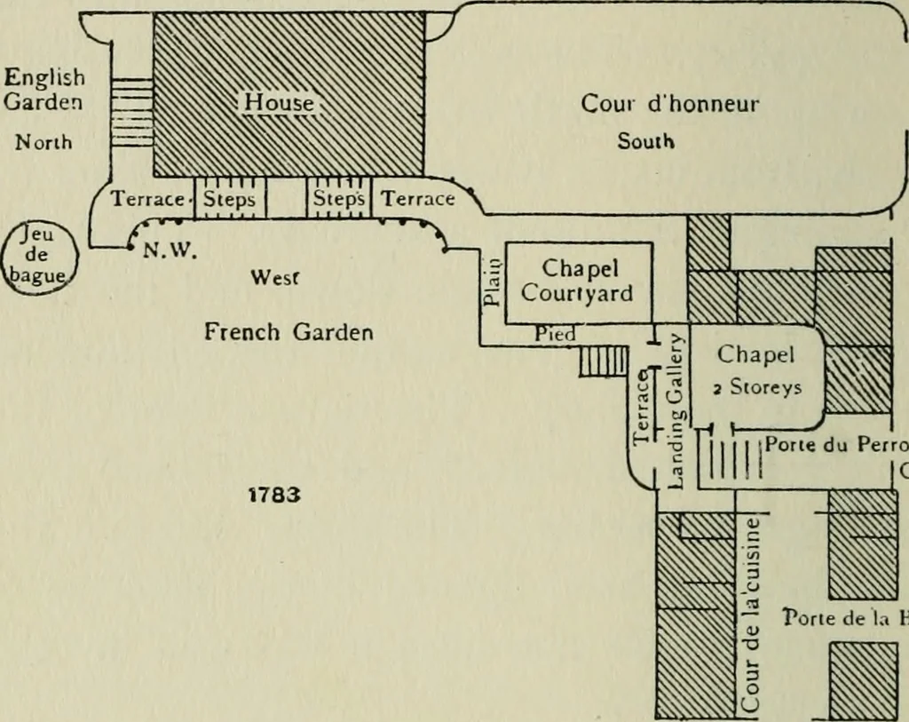 An illustration from An adventure, with appendix and maps, 1913, leaf 95
