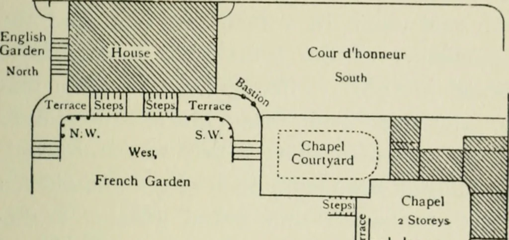 An illustration from An adventure, with appendix and maps, 1913, leaf 96