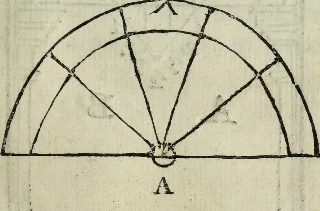 An illustration from Advertencias aos modernos, que aprendem o officio de pedreiro, e carpinteiro, 1757, leaf 58
