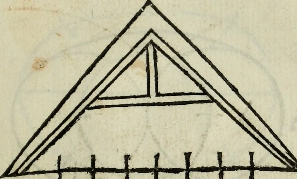 An illustration from Advertencias aos modernos, que aprendem o officio de pedreiro, e carpinteiro, 1757, leaf 64