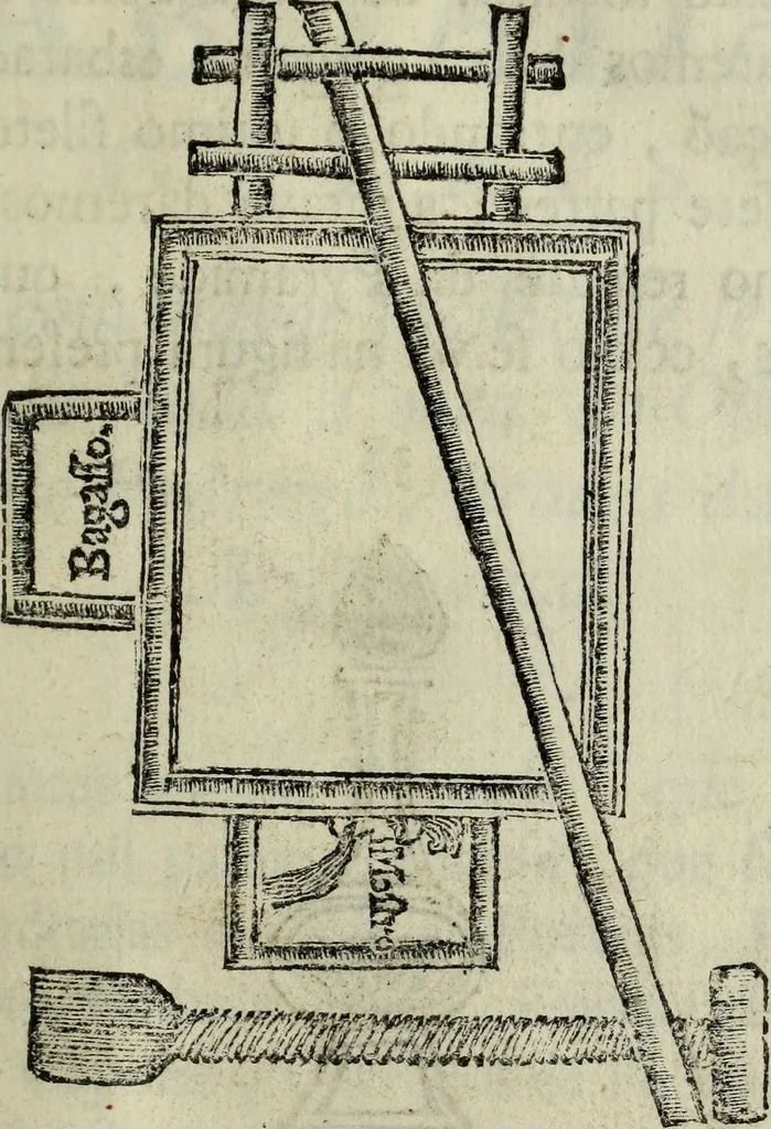 An illustration from Advertencias aos modernos, que aprendem o officio de pedreiro, e carpinteiro, 1757, leaf 70