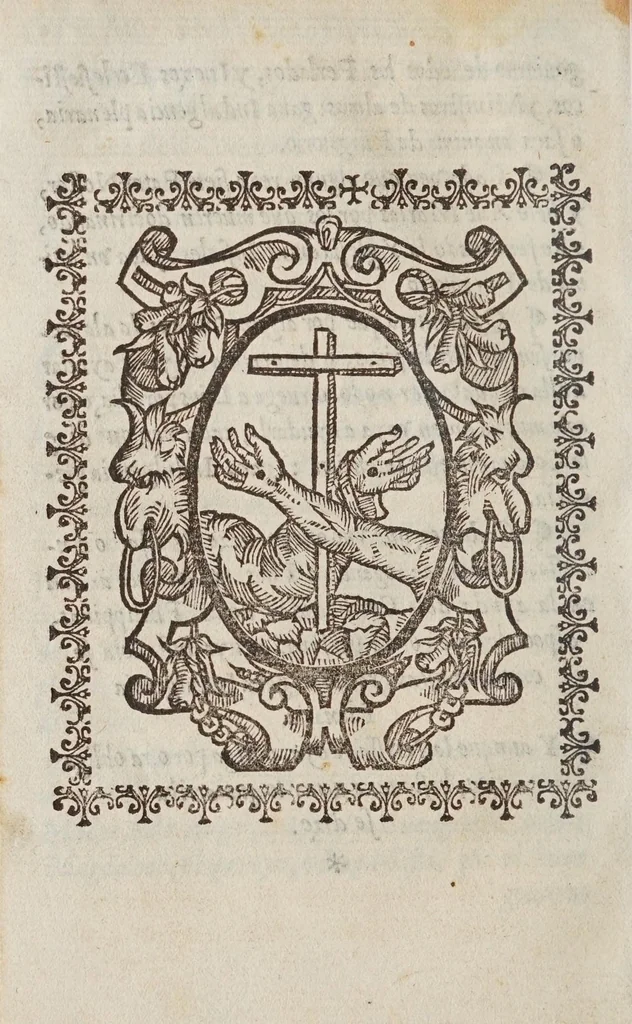 An illustration from Advertencias para los confessores de los naturales, 1600, leaf 392