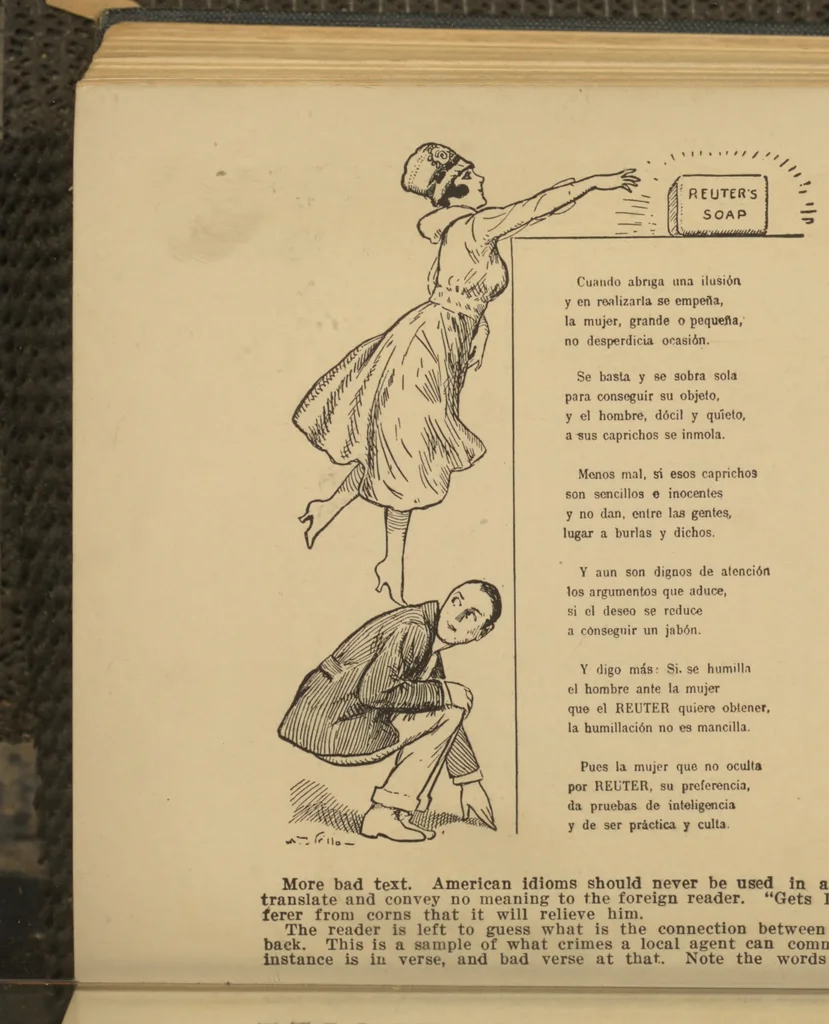 An illustration from Advertising for trade in Latin-America, 1922, leaf 161