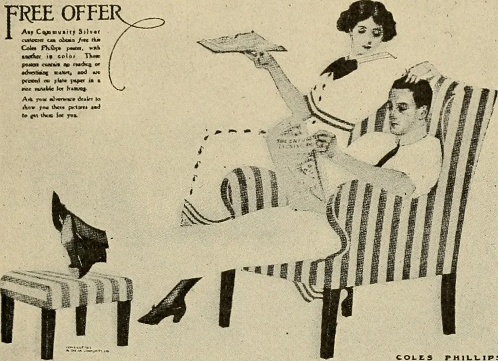 An illustration from Advertising and selling : principles of appeal and response, 1913, leaf 110
