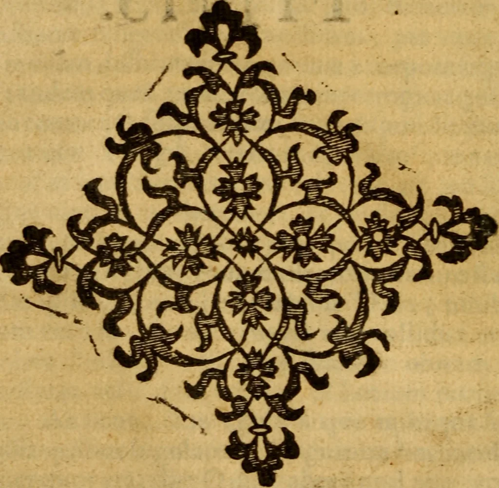An illustration from Ad virulentum Archibaldi Hamiltonii apostatae dialogum, de confusione Caluinianae sectae apud Scotos, impiè conscriptum orthodoxa responsio. Thoma Smetonio Scoto auctore. In qua celebris illa quaestio de ecclesia, de vniuersalitate, successione, & Romani Episcopi primatu breuiter, dilucidè, & accuratè tractatur. Adiecta est vera historia extremae vitae & obitus eximij viri Ioan. Knoxij Ecclesiae Scoticanae instauratoris fidelissimi, 1579, leaf 143