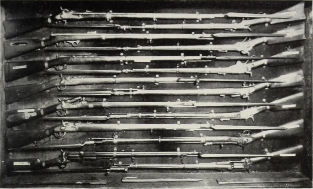 An illustration from A.E. Brooks's collection of antique guns, pistols, etc., Hartford, Conn, 1899, leaf 48
