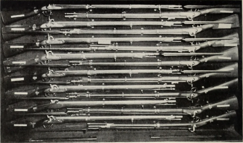 An illustration from A.E. Brooks's collection of antique guns, pistols, etc., Hartford, Conn, 1899, leaf 59