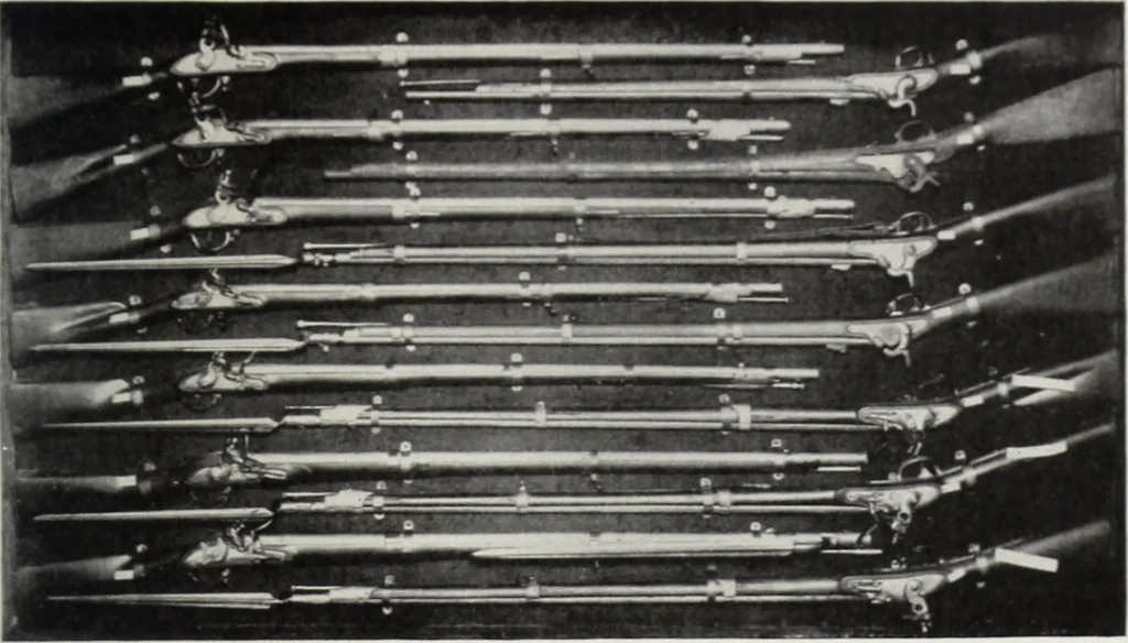 An illustration from A.E. Brooks's collection of antique guns, pistols, etc., Hartford, Conn, 1899, leaf 64