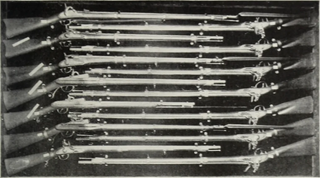 An illustration from A.E. Brooks's collection of antique guns, pistols, etc., Hartford, Conn, 1899, leaf 66