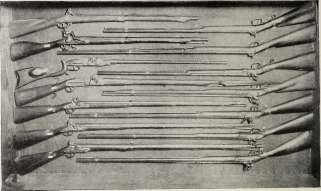 An illustration from A.E. Brooks's collection of antique guns, pistols, etc., Hartford, Conn, 1899, leaf 69