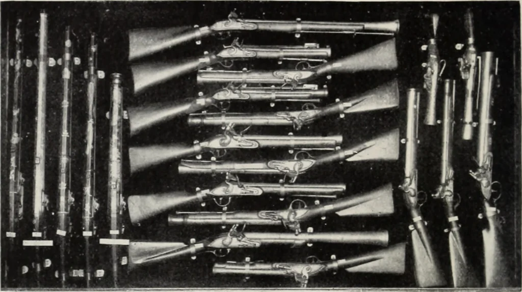 An illustration from A.E. Brooks's collection of antique guns, pistols, etc., Hartford, Conn, 1899, leaf 71