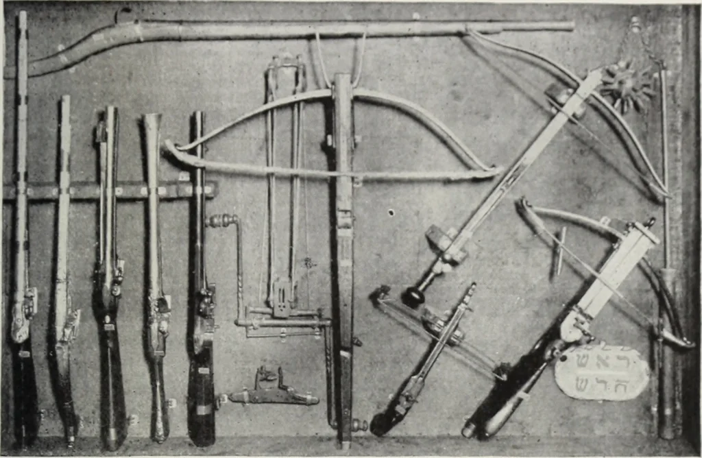 An illustration from A.E. Brooks's collection of antique guns, pistols, etc., Hartford, Conn, 1899, leaf 84