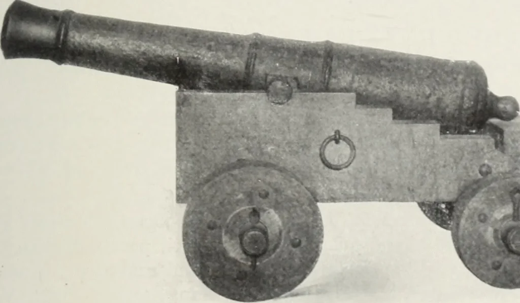 An illustration from A.E. Brooks's collection of antique guns, pistols, etc., Hartford, Conn, 1899, leaf 94