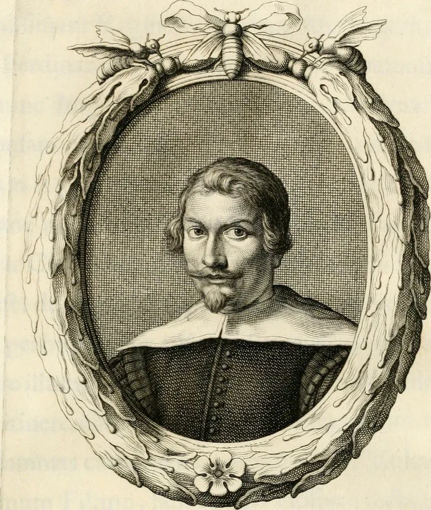 An illustration from Aedes Barberinae ad Quirinalem, 1642, leaf 108