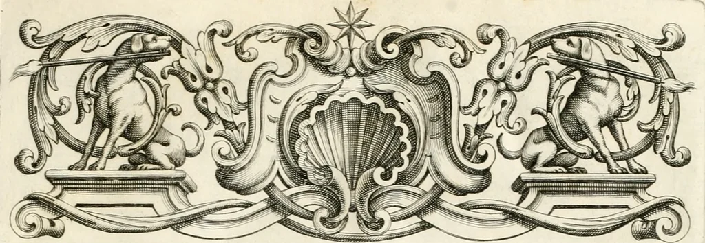 An illustration from Aedes Barberinae ad Quirinalem, 1642, leaf 12