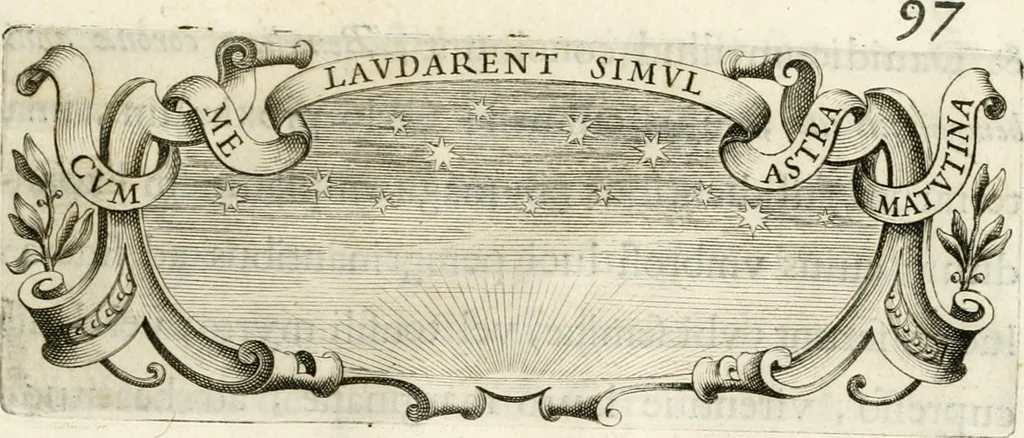 An illustration from Aedes Barberinae ad Quirinalem, 1642, leaf 132