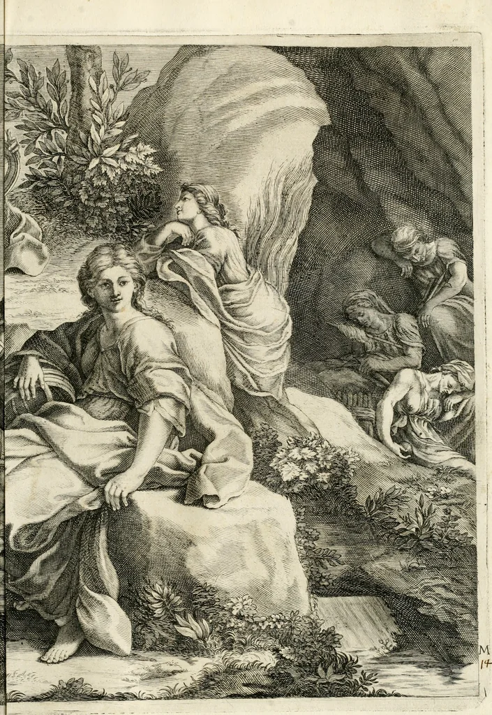An illustration from Aedes Barberinae ad Quirinalem, 1642, leaf 144