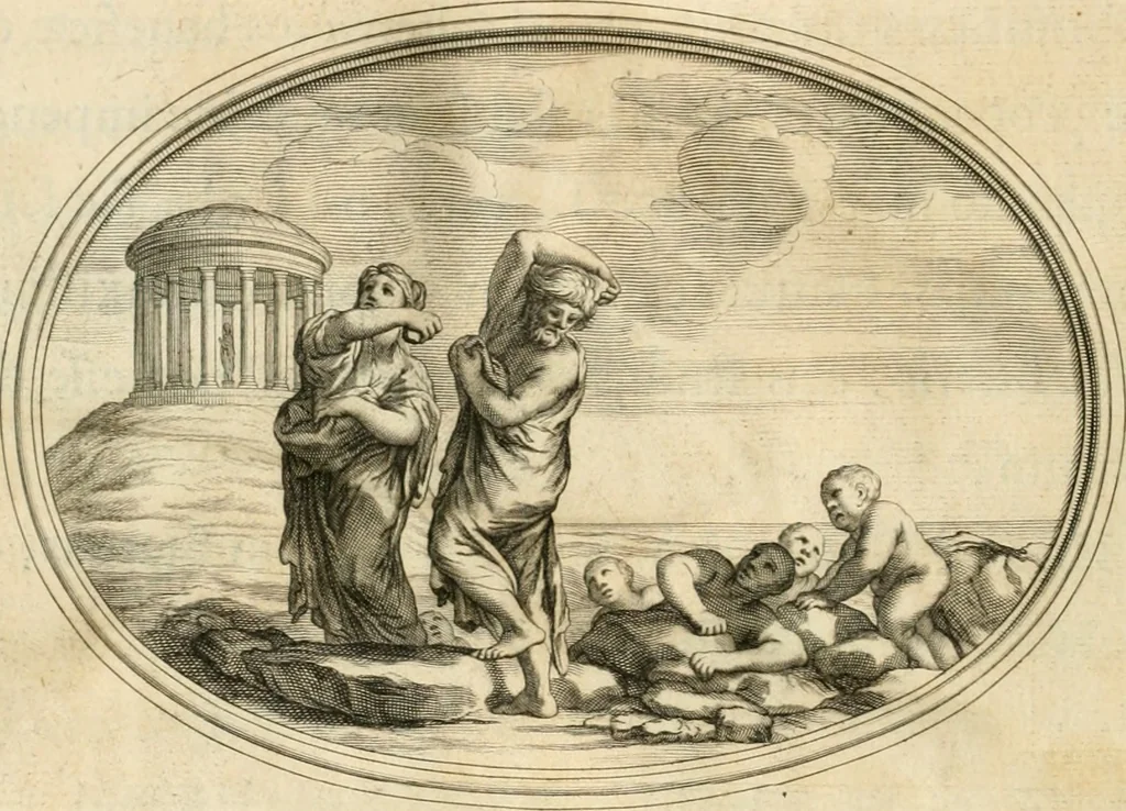 An illustration from Aedes Barberinae ad Quirinalem, 1642, leaf 235