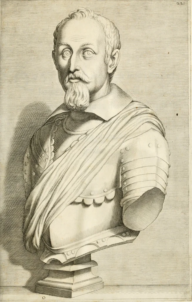 An illustration from Aedes Barberinae ad Quirinalem, 1642, leaf 260