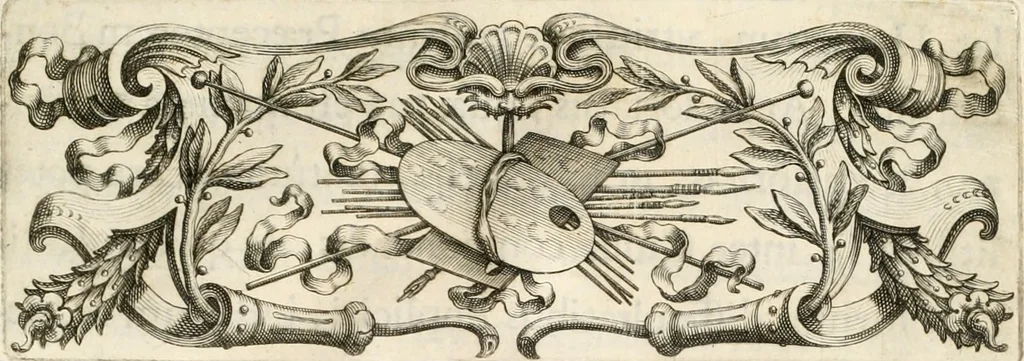 An illustration from Aedes Barberinae ad Quirinalem, 1642, leaf 66